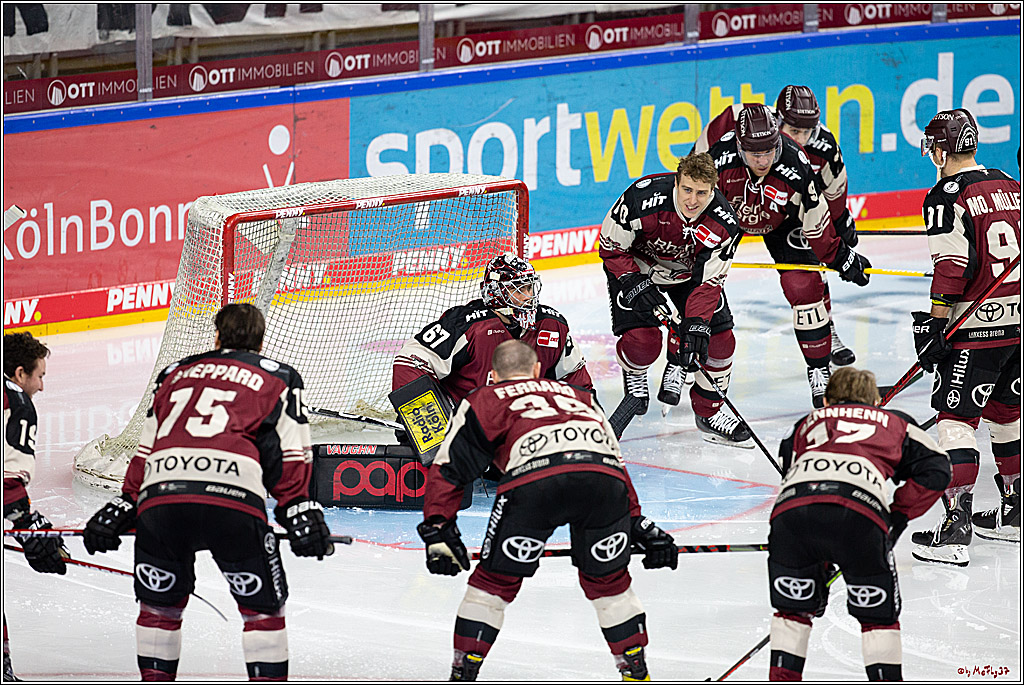 PENNY DEL;  Koelner Haie - Iserlohn Roosters; Koeln, 02.03.2021